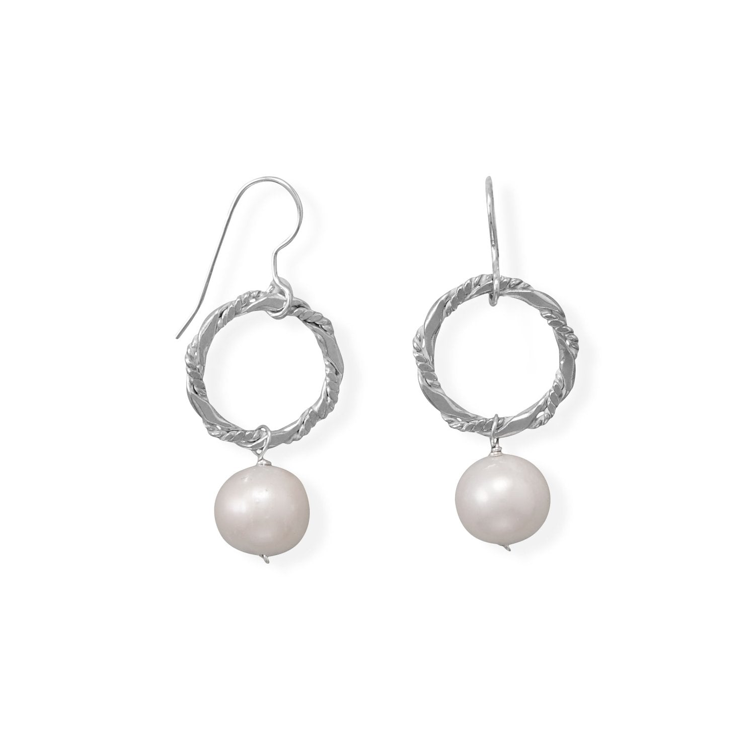 Strike A Pose! Cultured Freshwater Pearl Earrings - Joyeria Lady