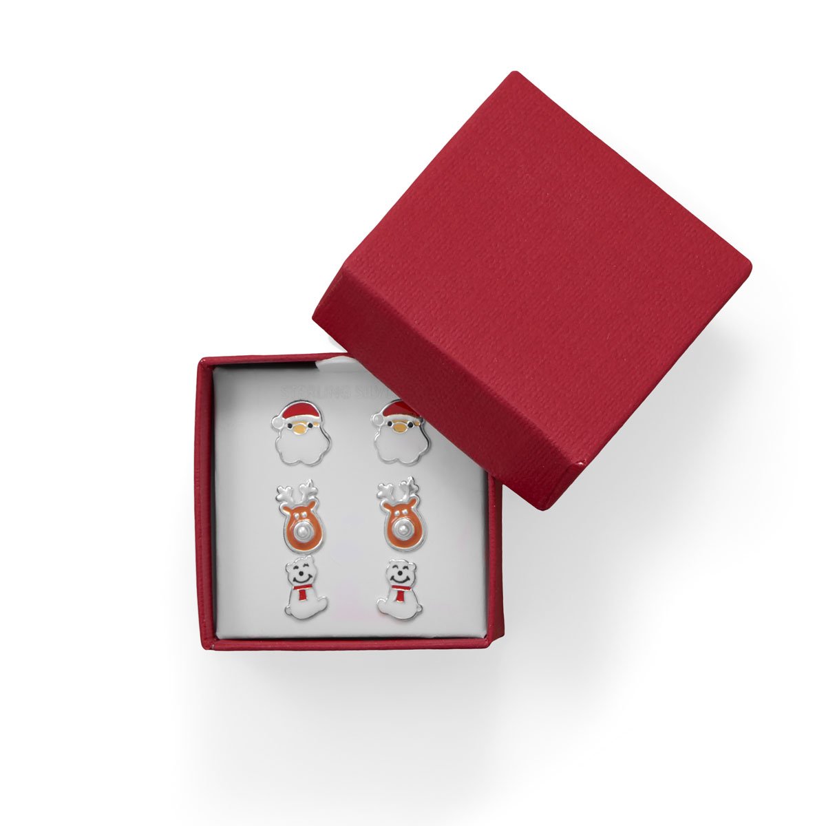 Santa, Reindeer and Polar Bear Earring Set - Joyeria Lady
