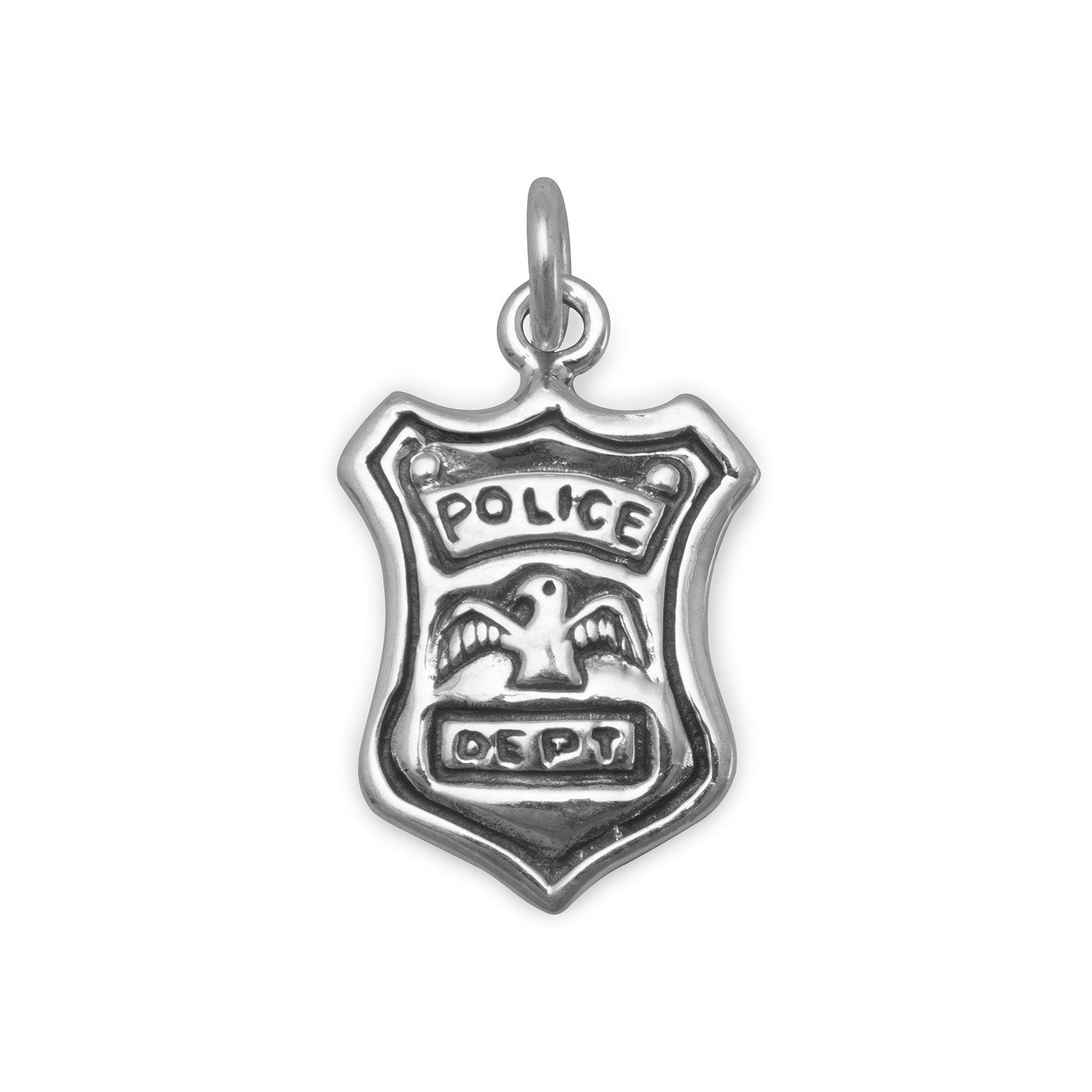 Police Shield Charm - Joyeria Lady