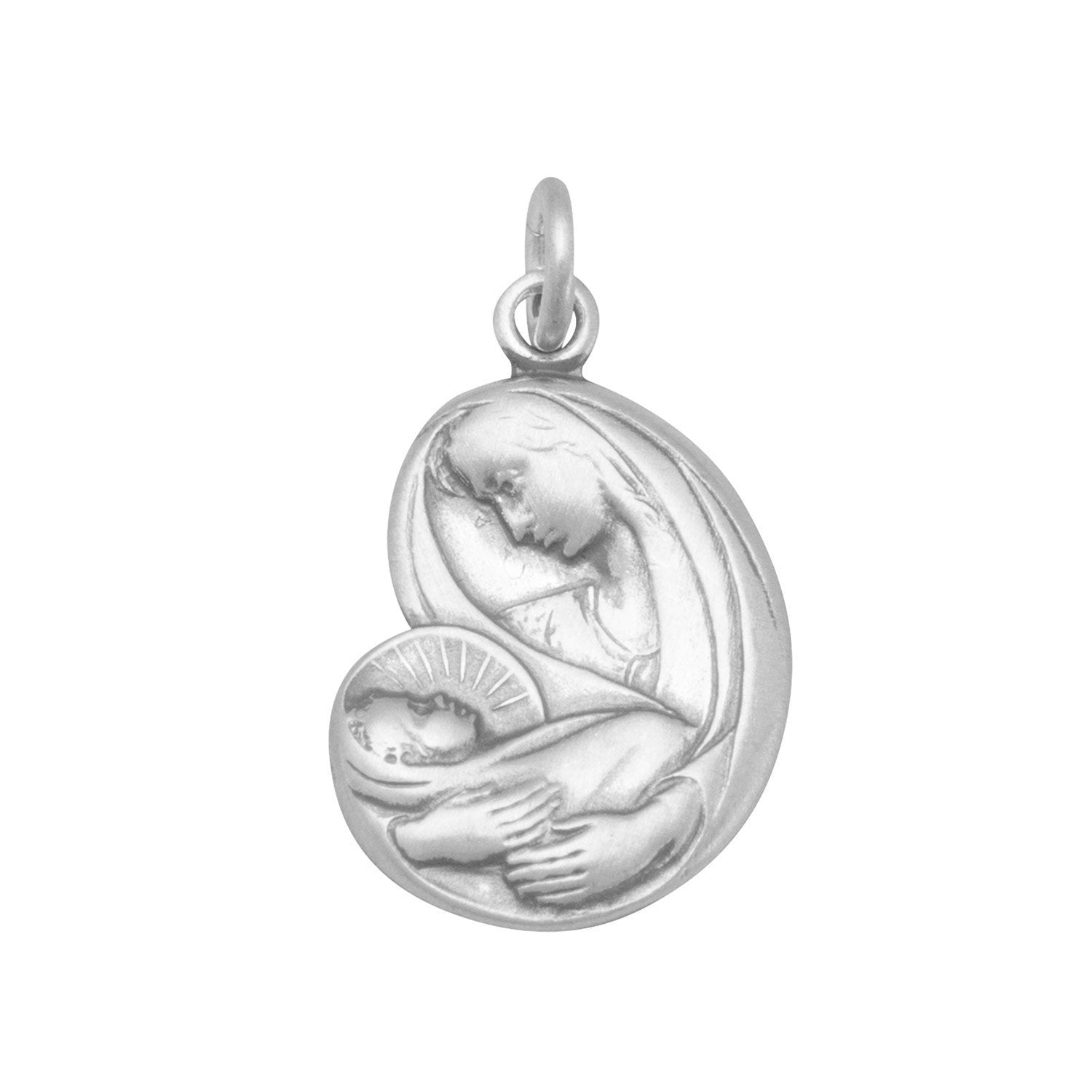 Virgin Mary with Baby Jesus Charm - Joyeria Lady