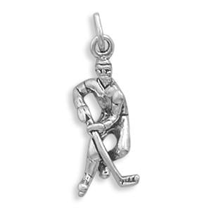Hockey Player Charm - Joyeria Lady