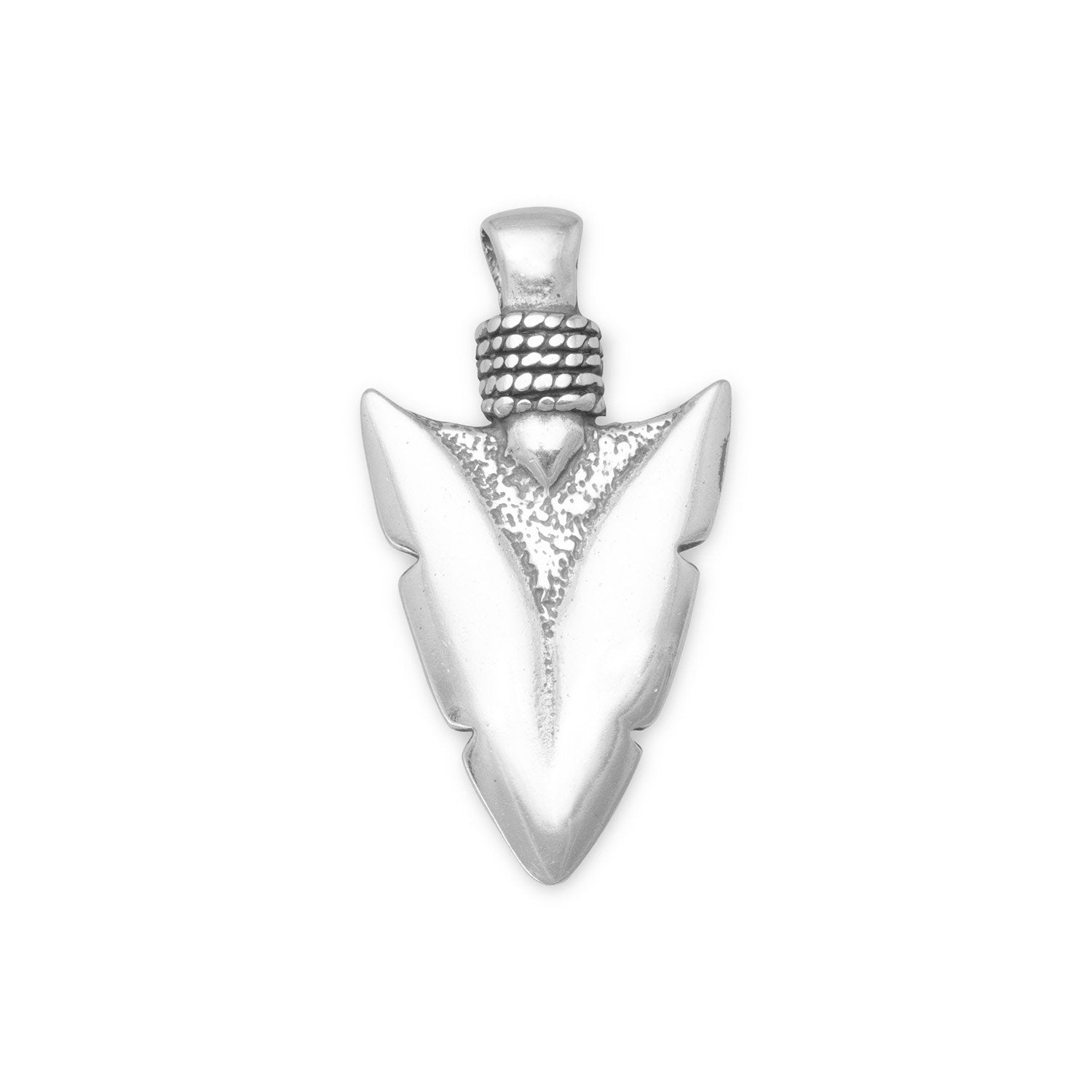Oxidized Arrowhead Pendant - Joyeria Lady