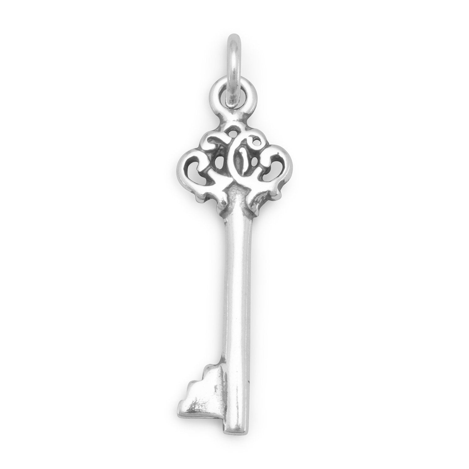 Vintage Style Key Charm - Joyeria Lady