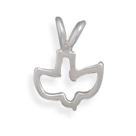 Cut Out Dove Pendant - Joyeria Lady