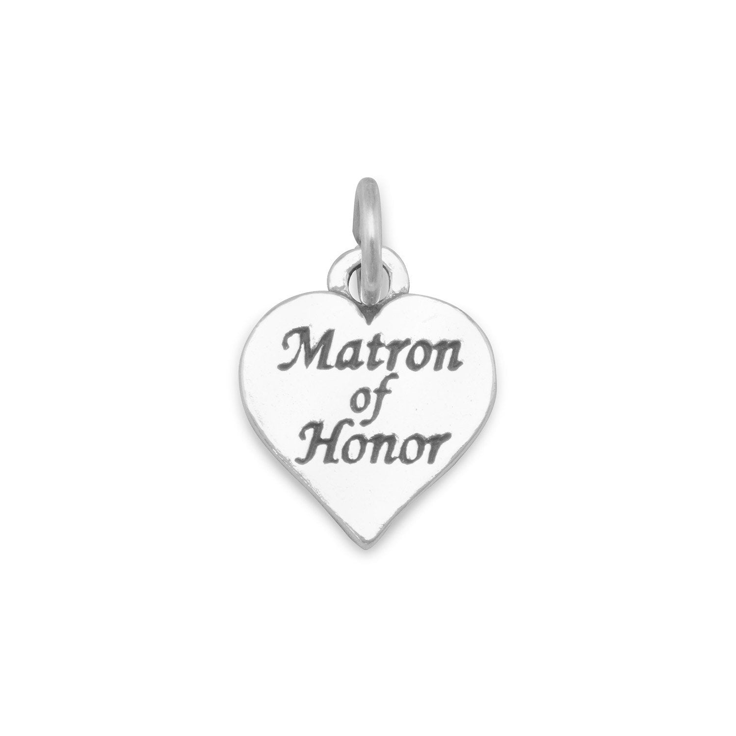 Oxidized Matron of Honor Charm - Joyeria Lady