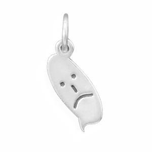 :-( Text Message Charm - Joyeria Lady