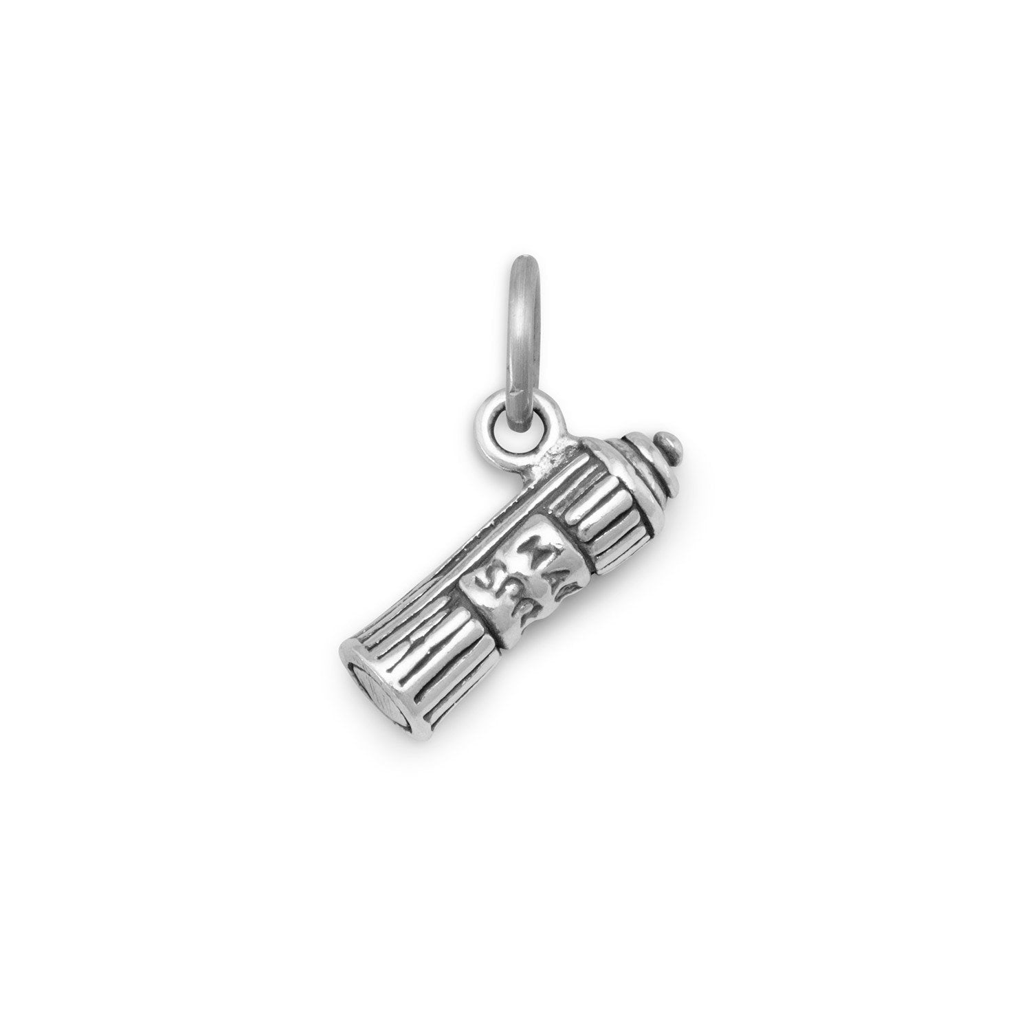 Oxidized Hair Spray Charm - Joyeria Lady