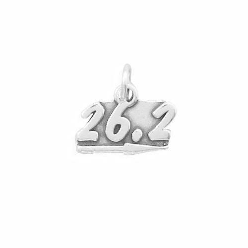 Oxidized "26.2" Charm - Joyeria Lady