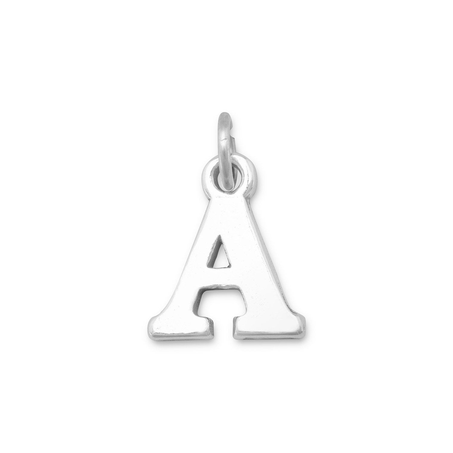 Oxidized "A" Charm - Joyeria Lady