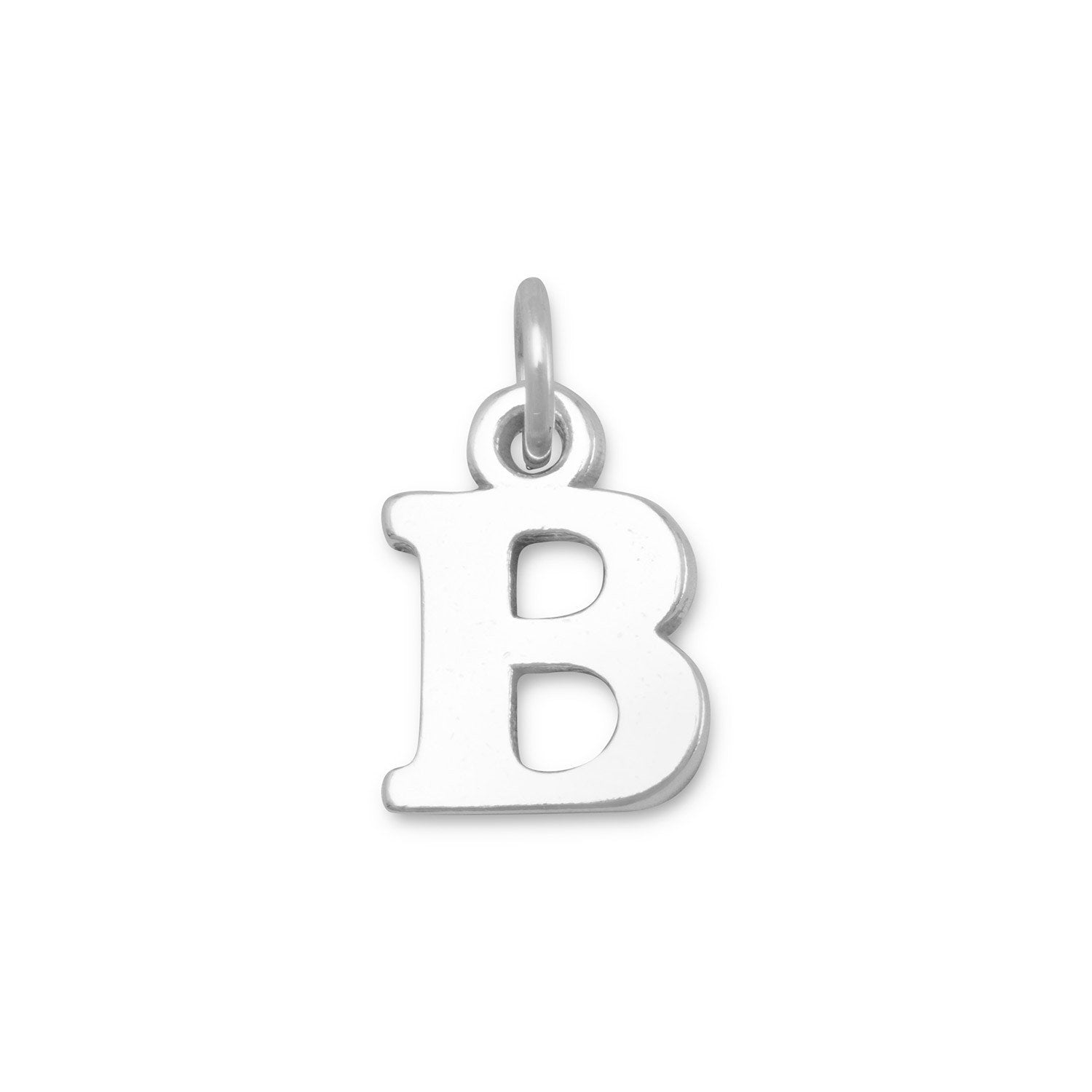 Oxidized "B" Charm - Joyeria Lady