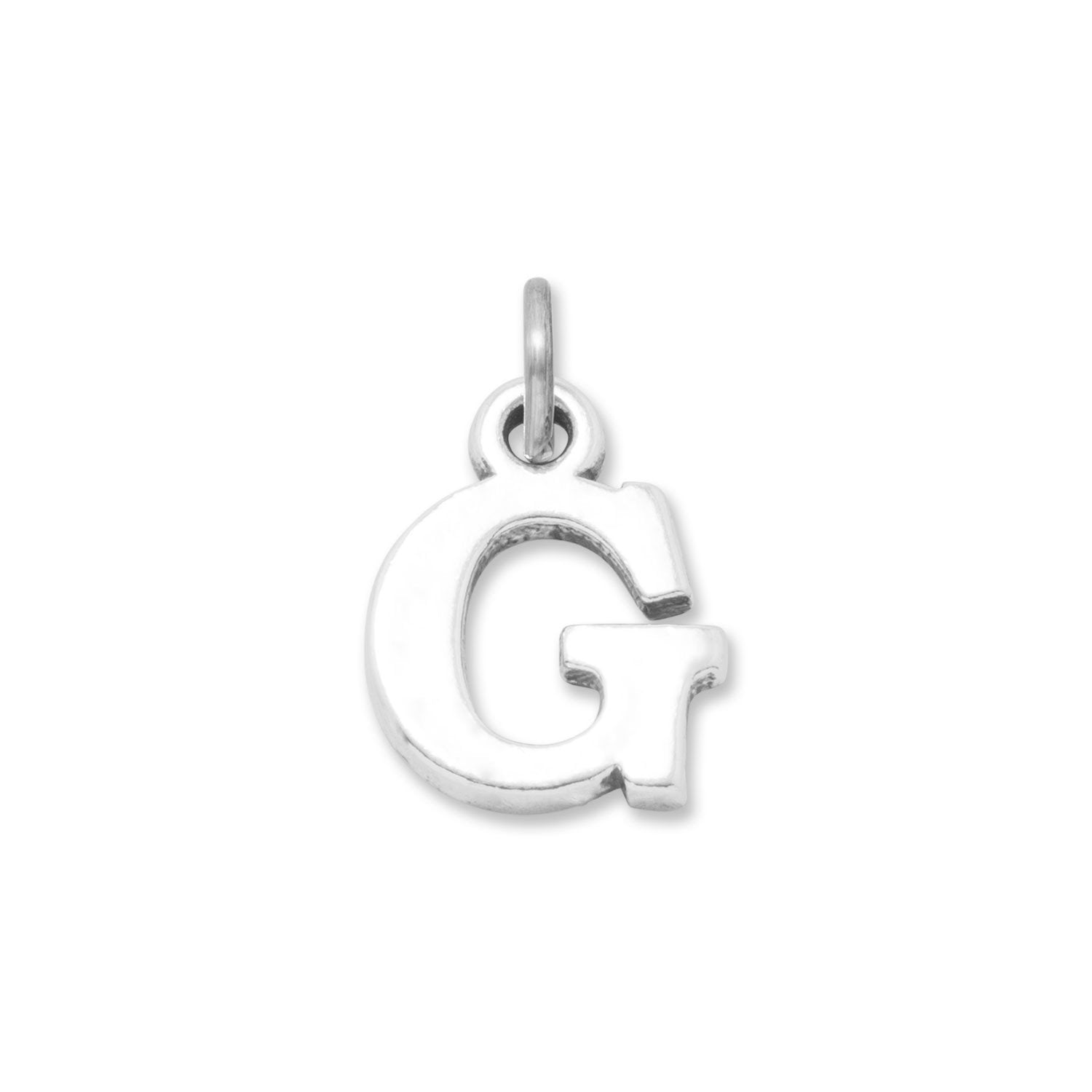 Oxidized "G" Charm - Joyeria Lady