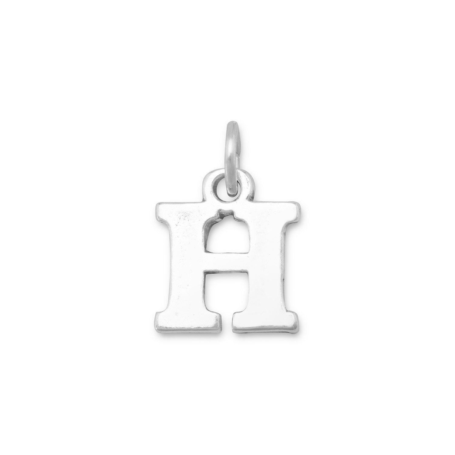 Oxidized "H" Charm - Joyeria Lady