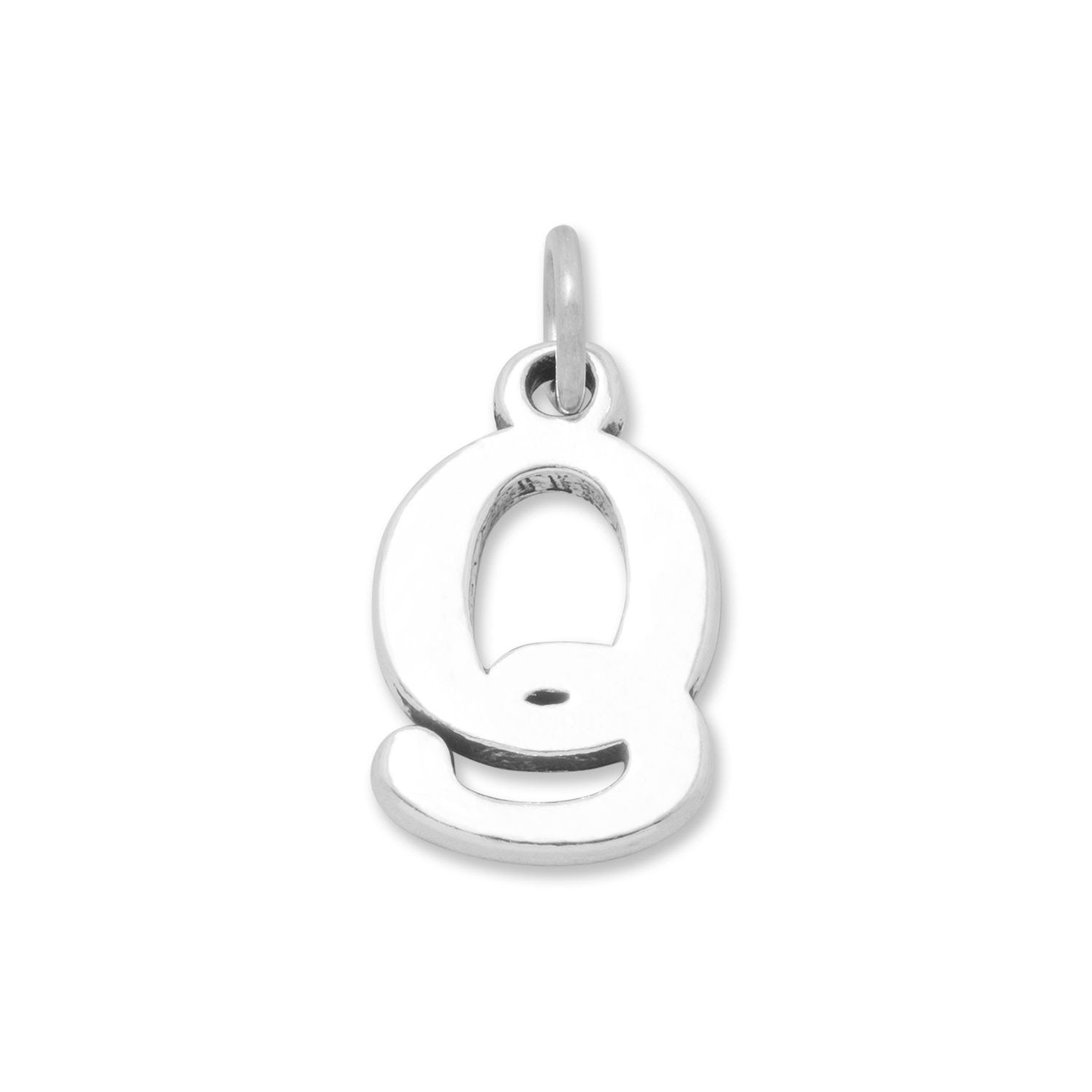 Oxidized "Q" Charm - Joyeria Lady