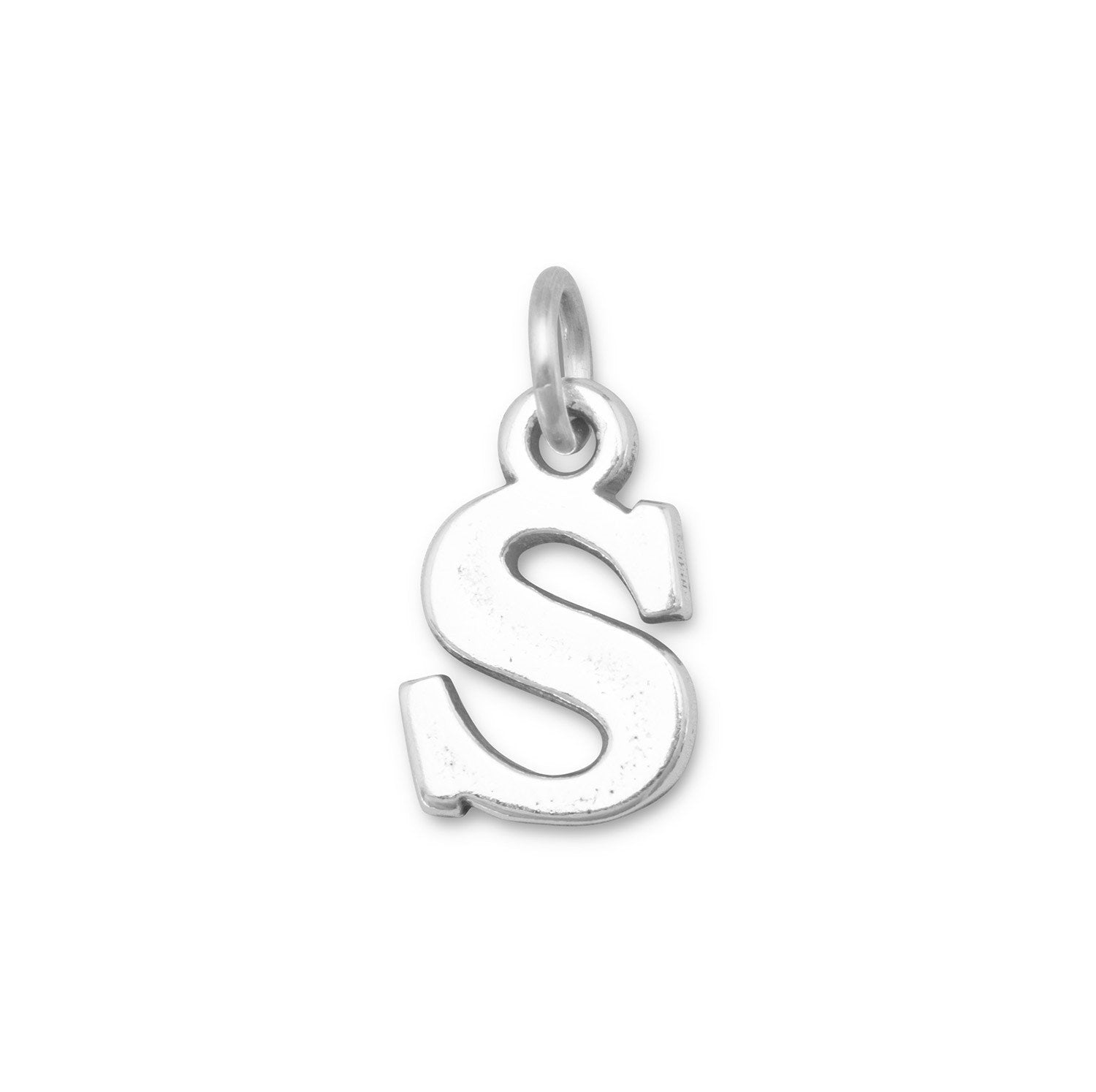 Oxidized "S" Charm - Joyeria Lady