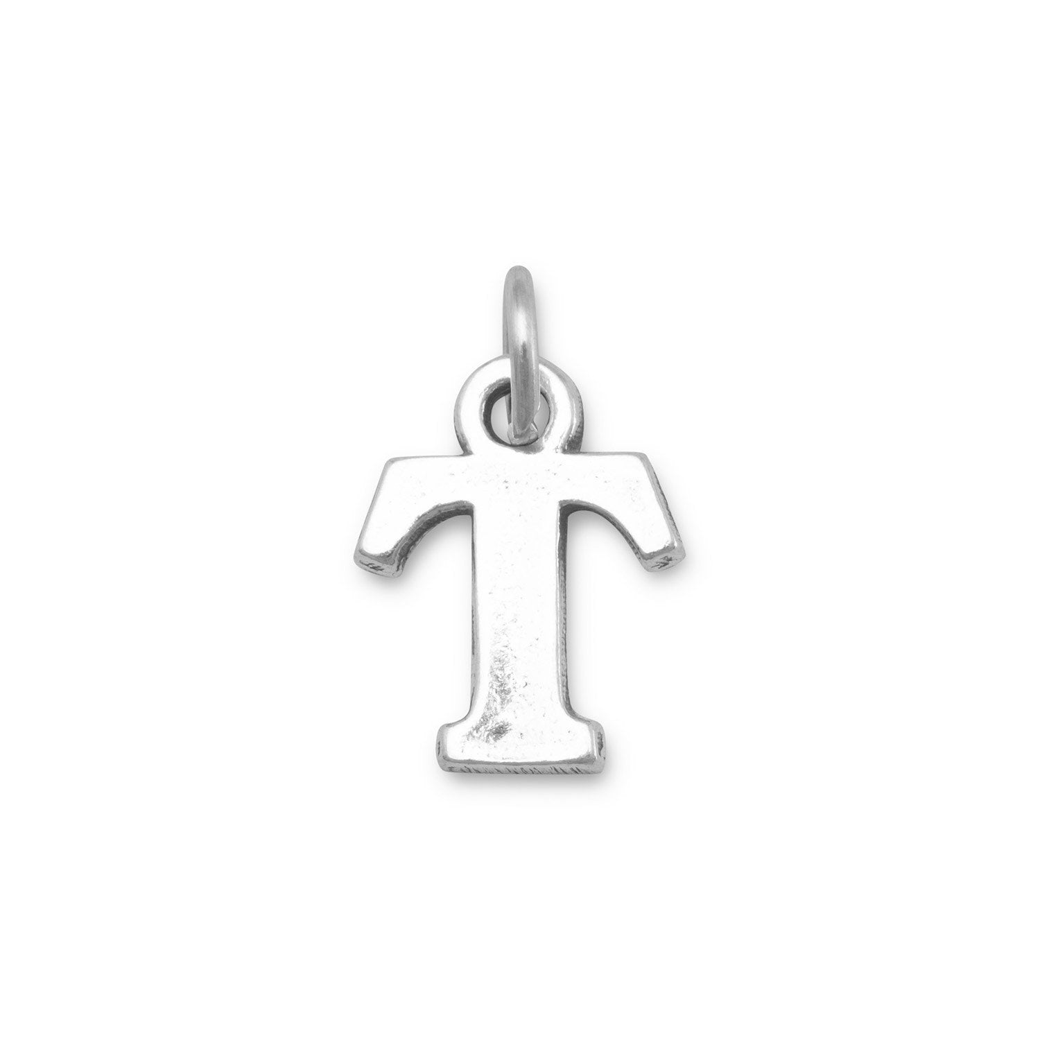 Oxidized "T" Charm - Joyeria Lady