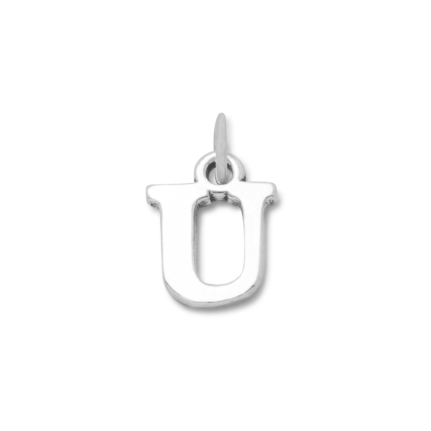 Oxidized "U" Charm - Joyeria Lady