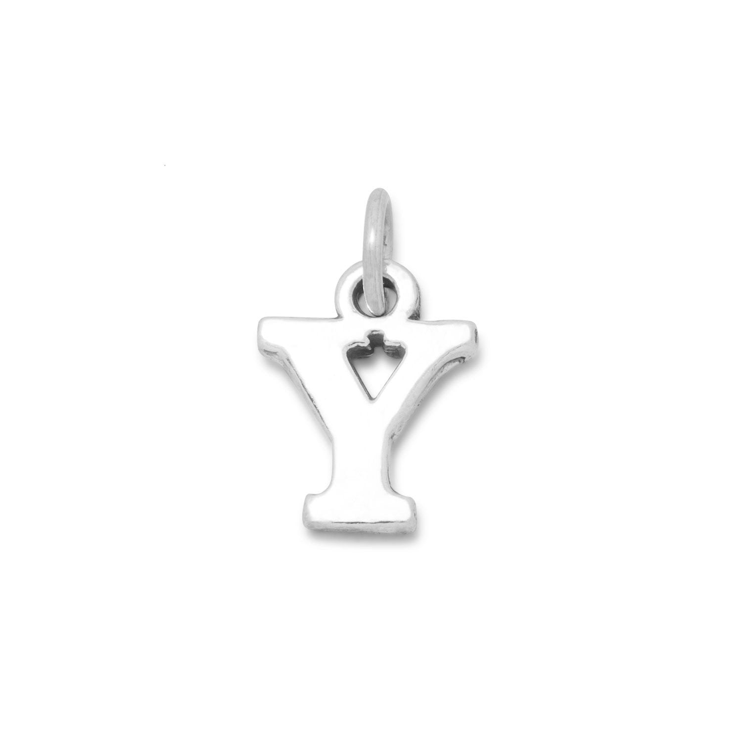 Oxidized "Y" Charm - Joyeria Lady