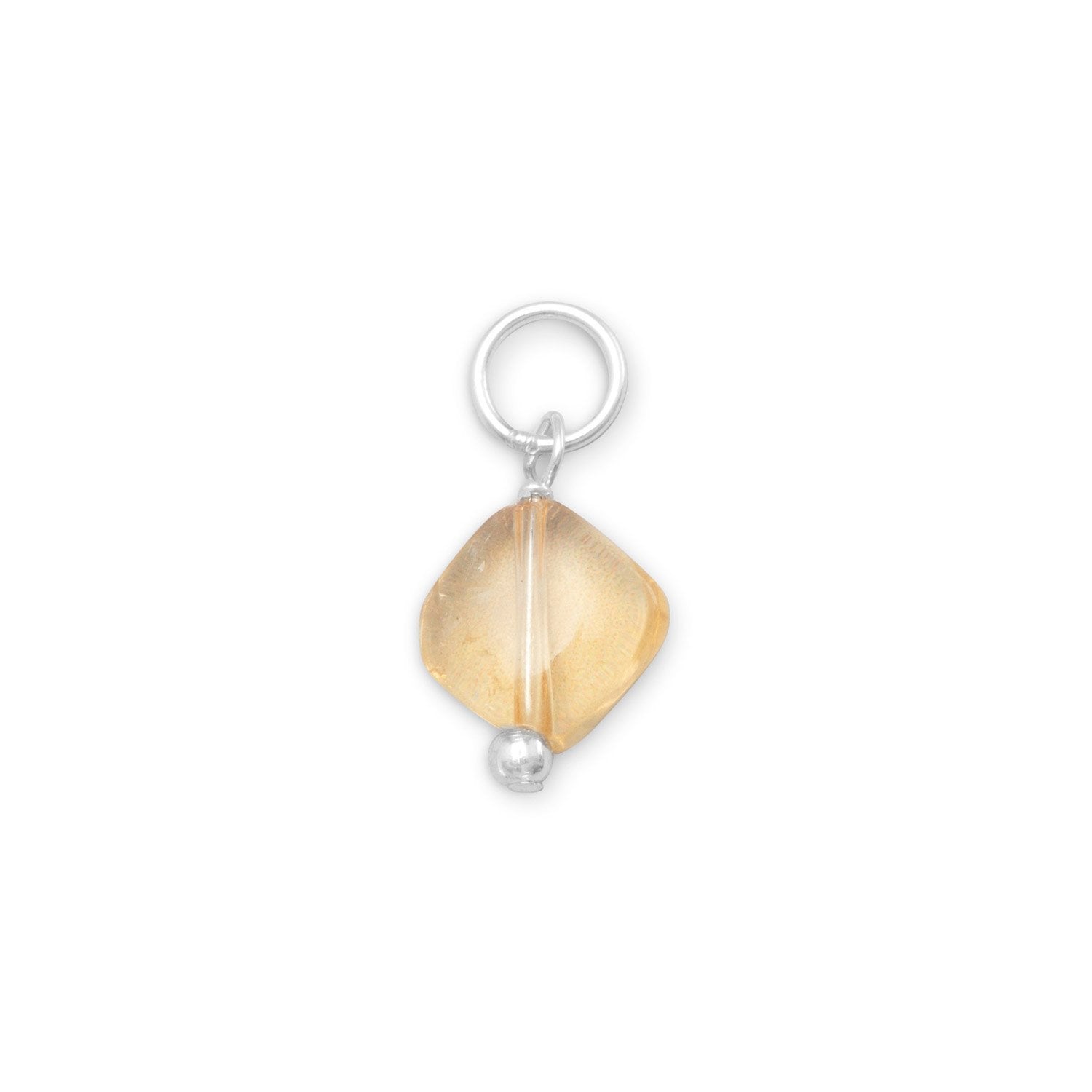 Citrine Charm - November Birthstone - Joyeria Lady