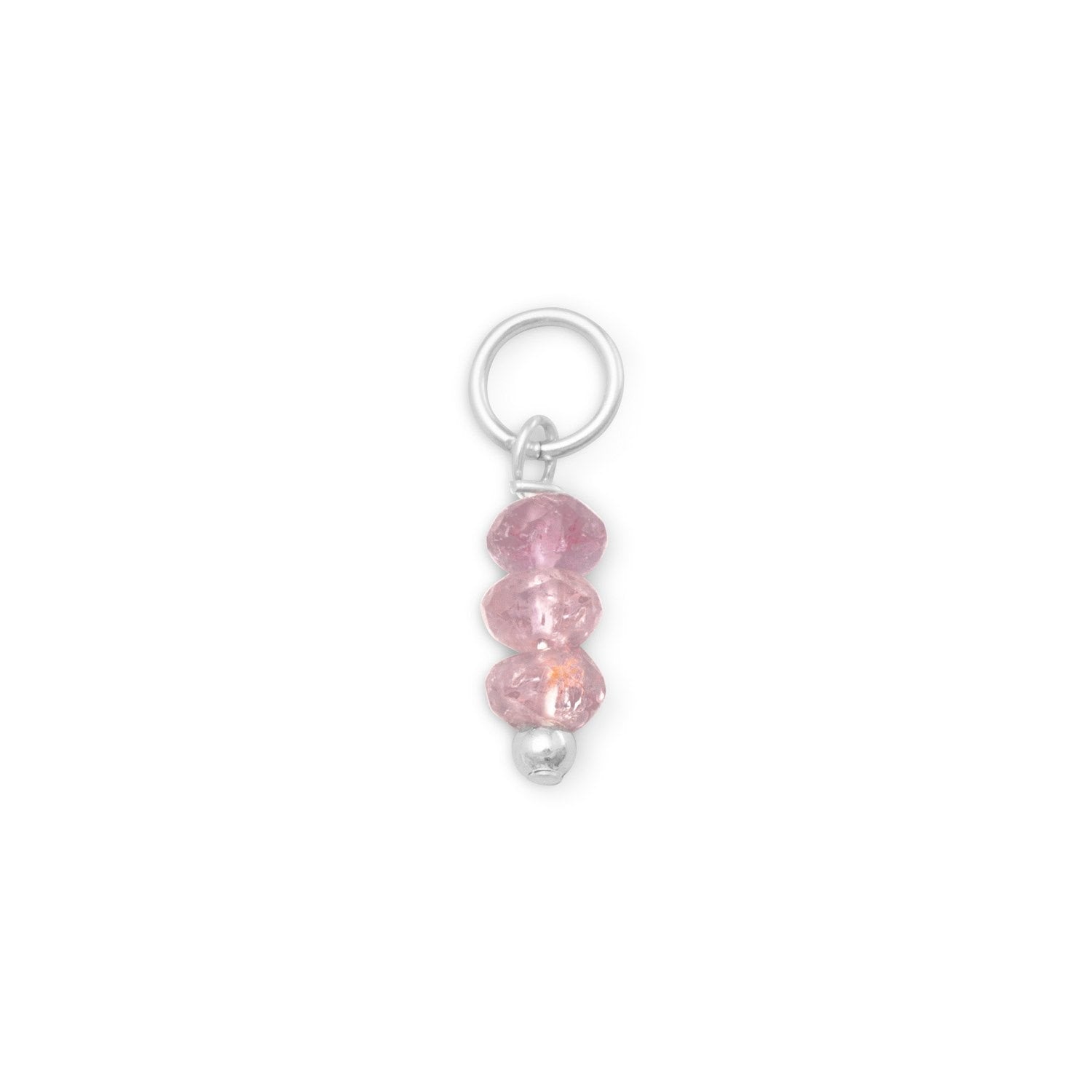 Tourmaline Charm - October Birthstone - Joyeria Lady