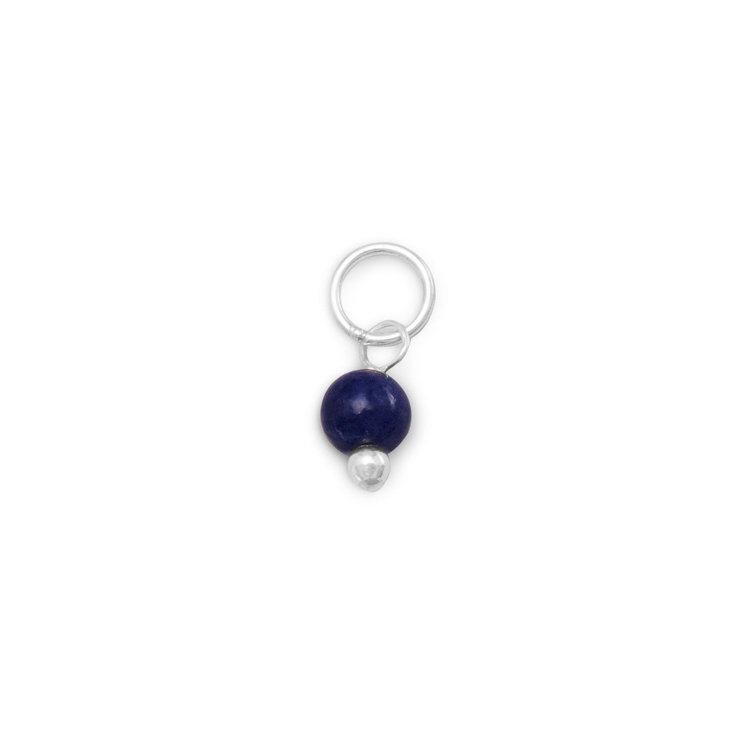Corundum Bead Charm - September Birthstone - Joyeria Lady