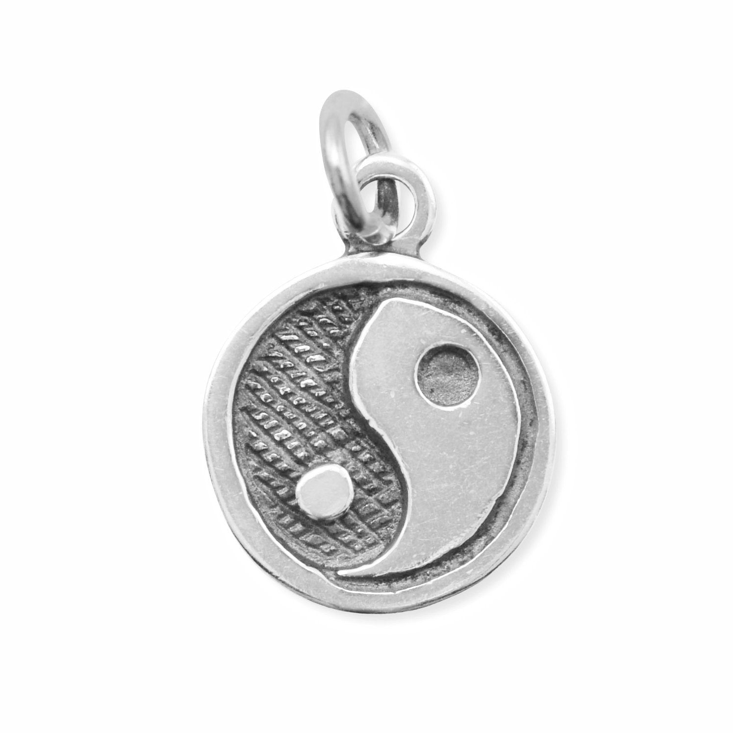 Oxidized Yin-Yang Charm - Joyeria Lady
