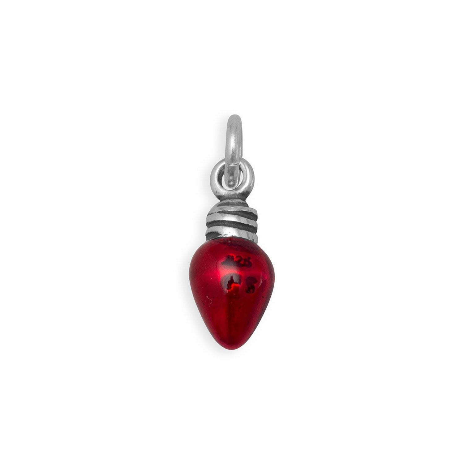 Christmas Light Bulb Charm - Joyeria Lady