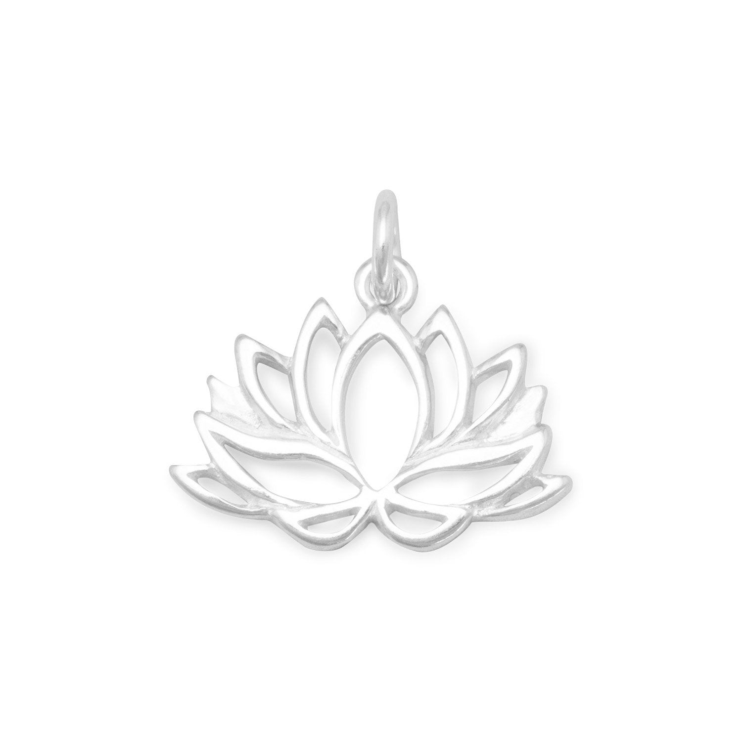 Lotus Flower Charm - Joyeria Lady