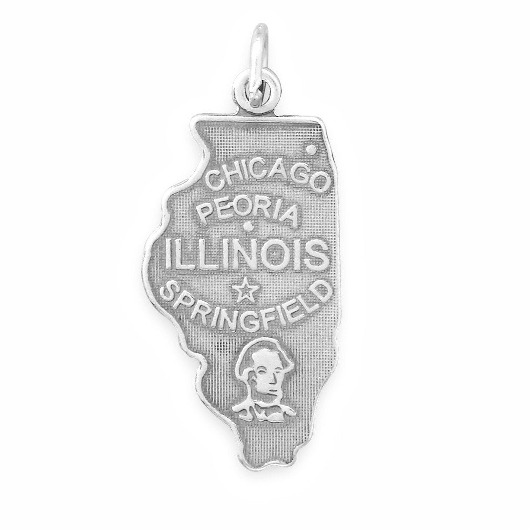 Illinois State Charm - Joyeria Lady