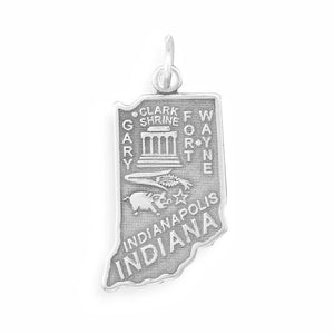 Indiana State Charm - Joyeria Lady