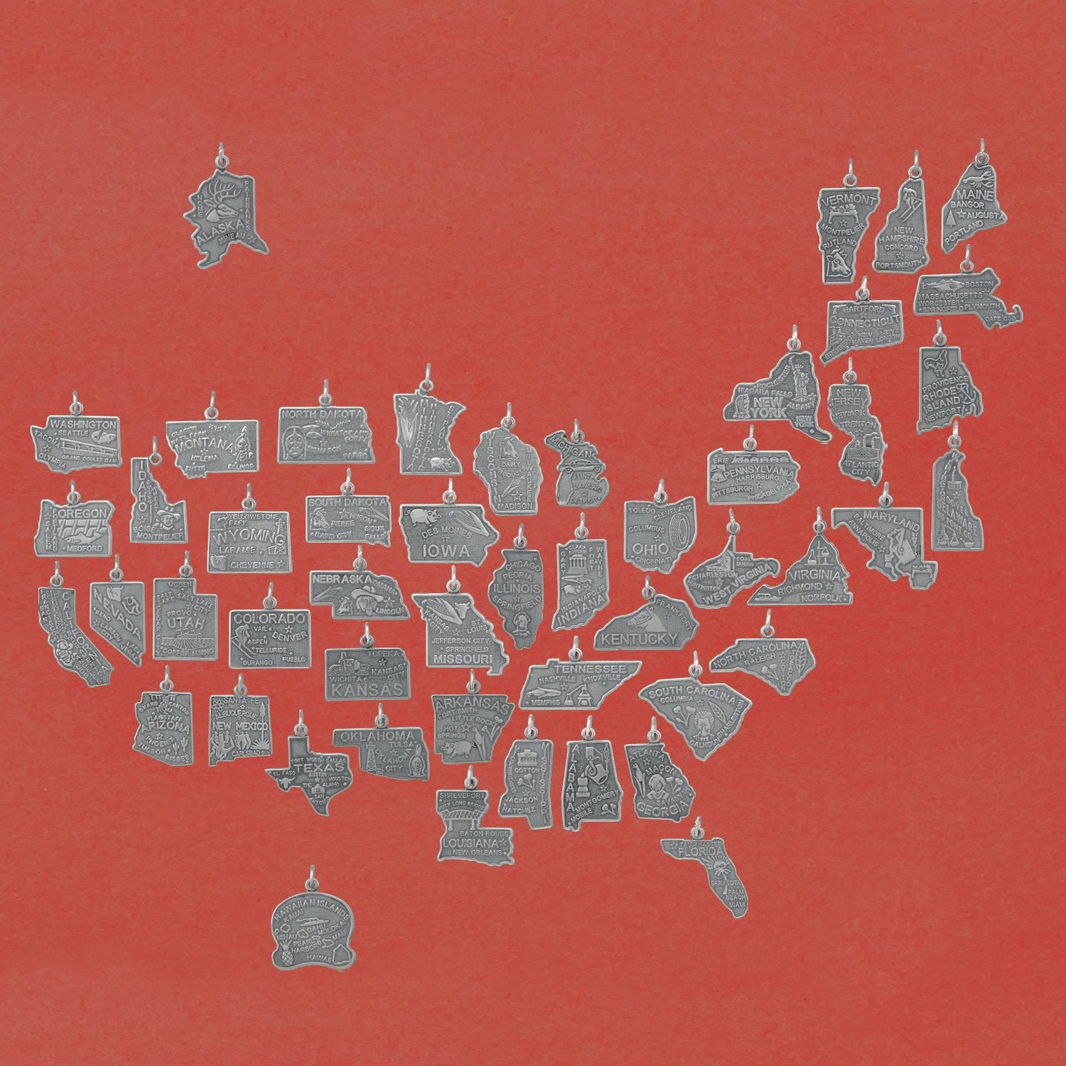 California State Charm - Joyeria Lady