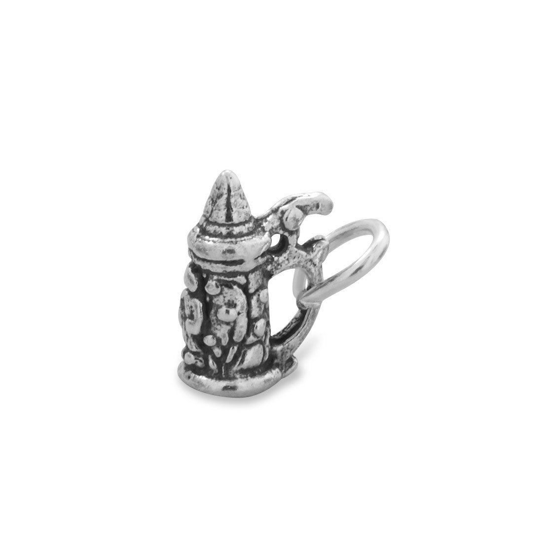 Oxidized Beer Stein Charm - Joyeria Lady