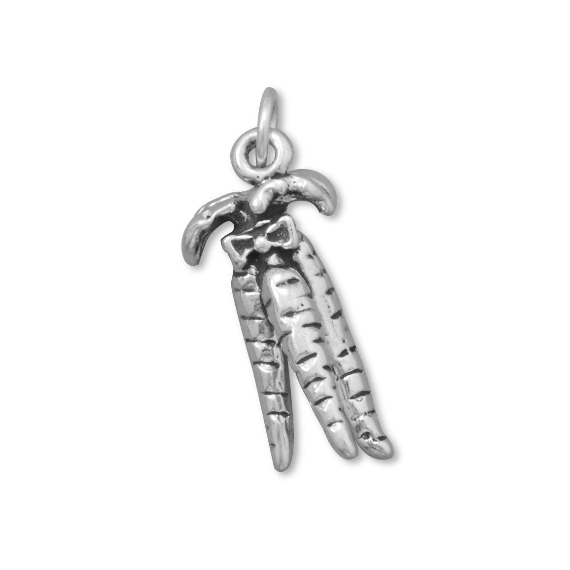 Oxidized Bunch of Carrots Charm - Joyeria Lady