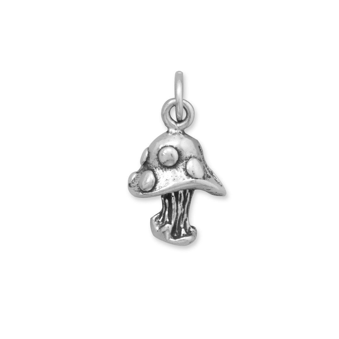 Oxidized Mushroom Charm - Joyeria Lady