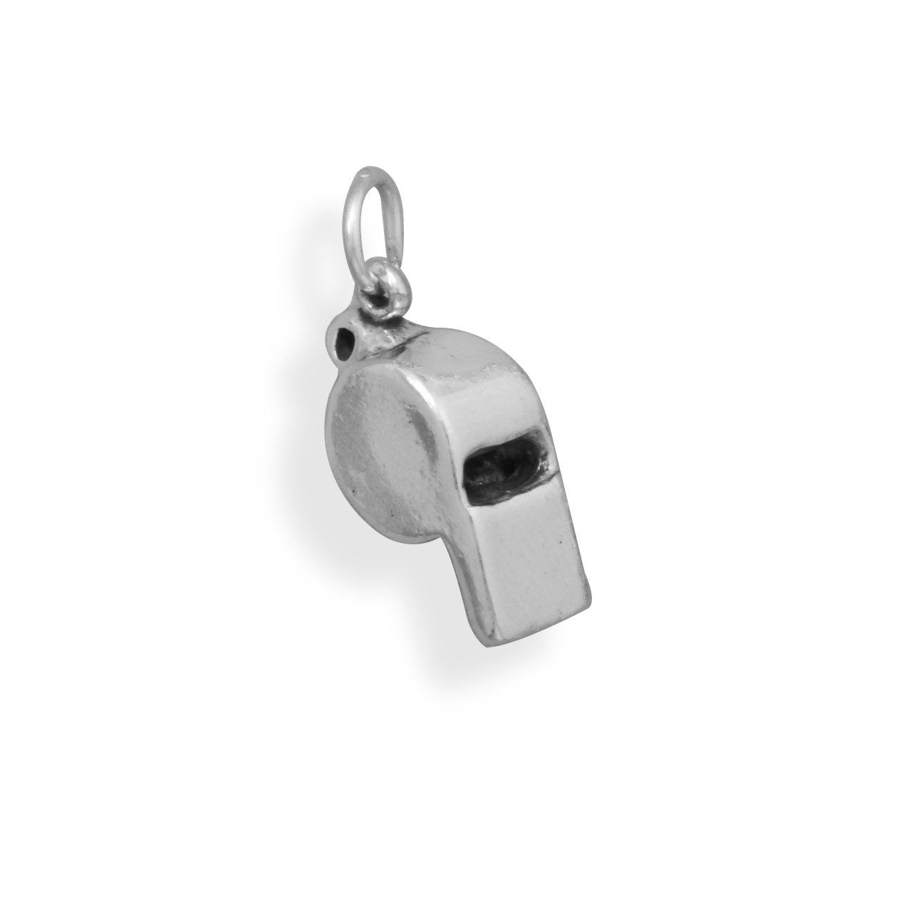 Oxidized Whistle Charm - Joyeria Lady