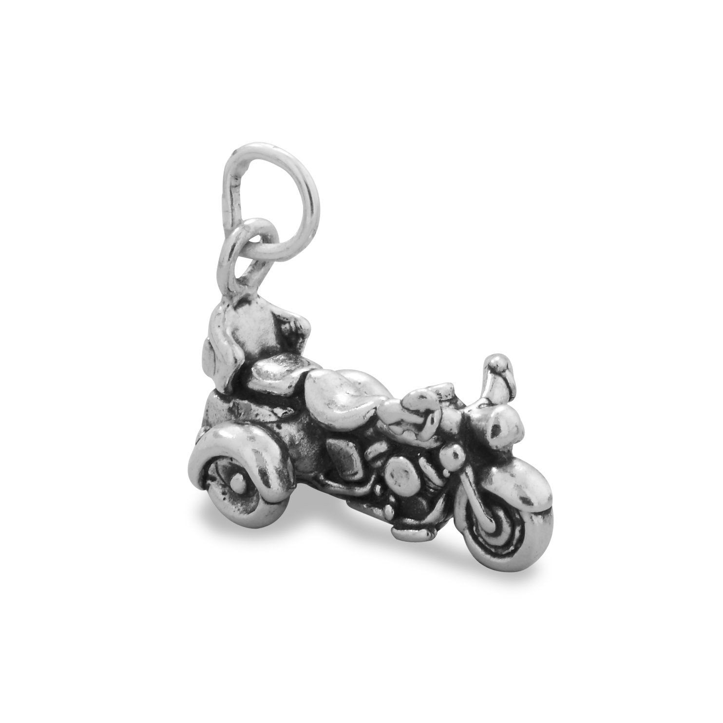 Oxidized Trike Motorcycle Charm - Joyeria Lady