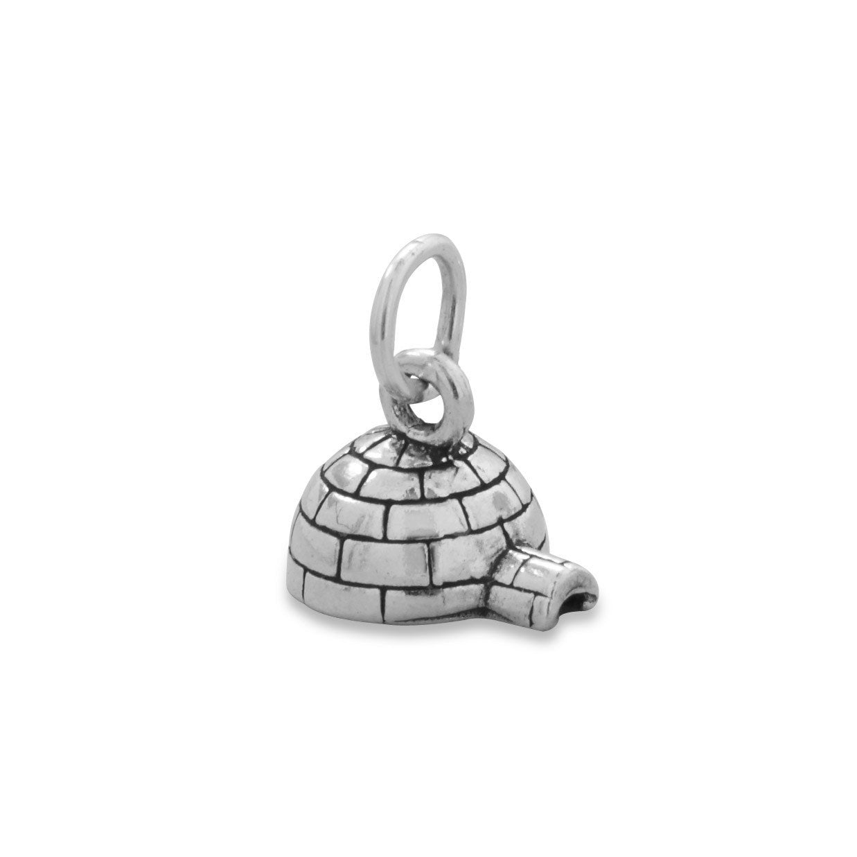 Oxidized Igloo Charm - Joyeria Lady