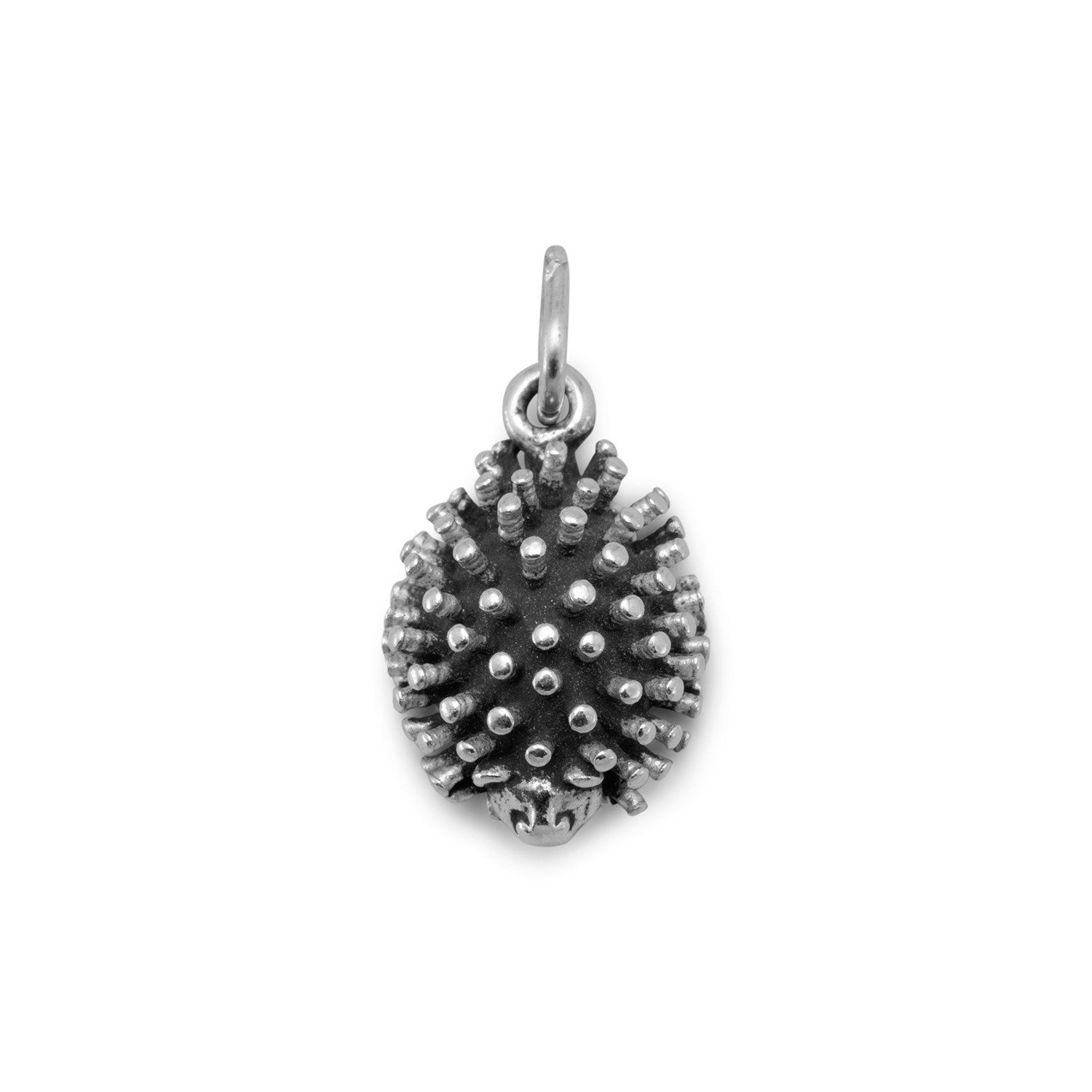 Oxidized Hedgehog Charm - Joyeria Lady