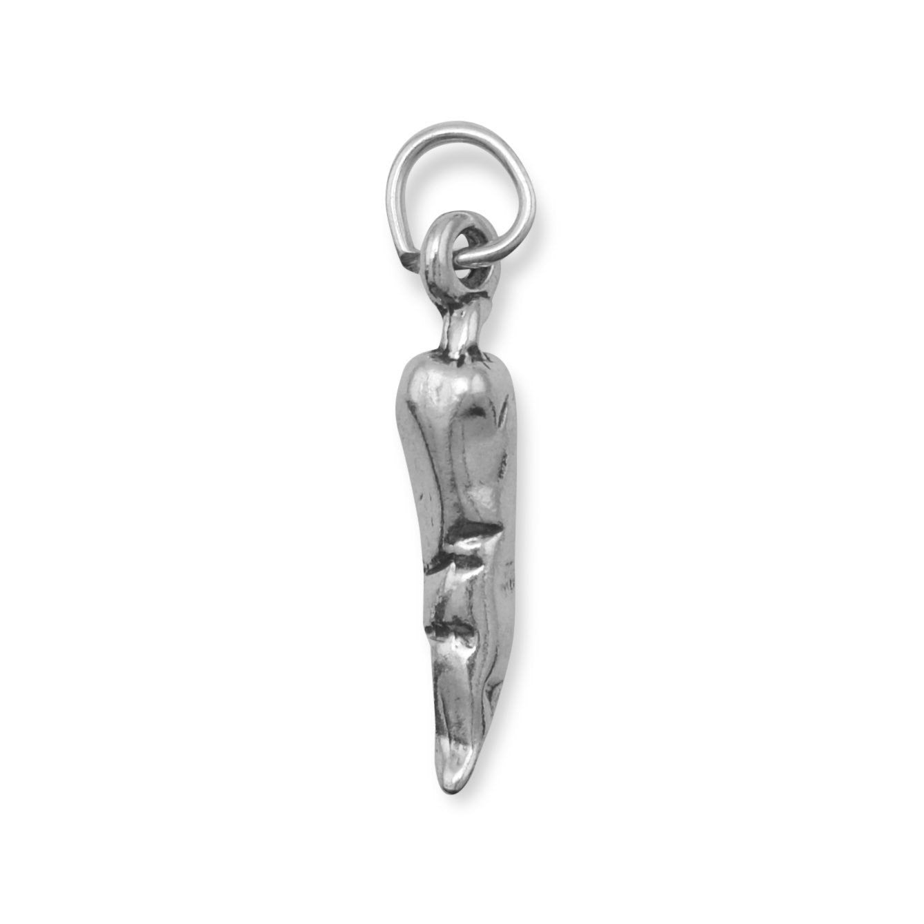 Oxidized Chile Pepper Charm - Joyeria Lady