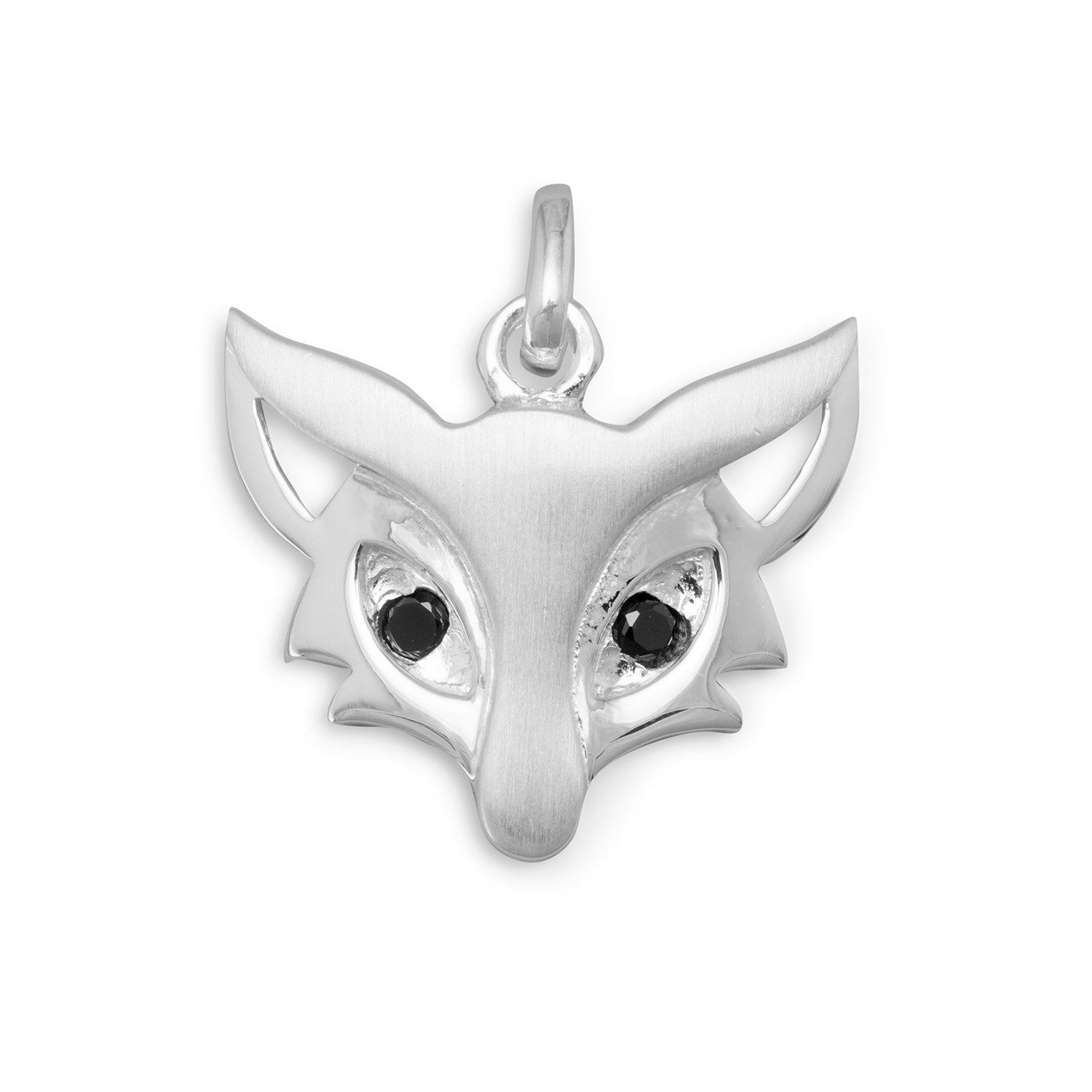 Cute Satin Finish Fox Pendant - Joyeria Lady