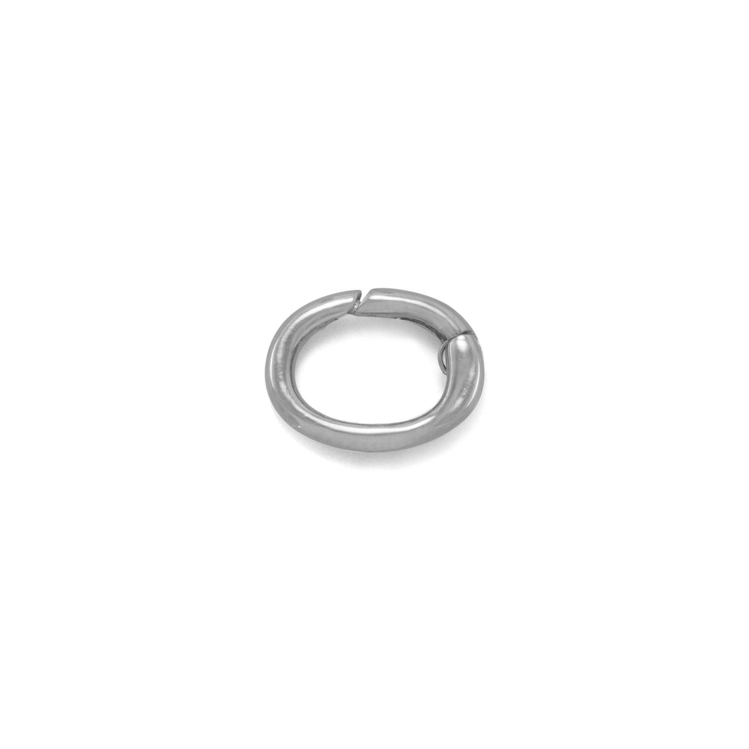 Rhodium Plated Adapter Component - Joyeria Lady