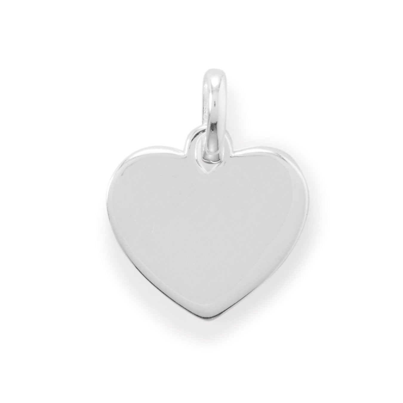 Engravable Heart Pendant - Joyeria Lady