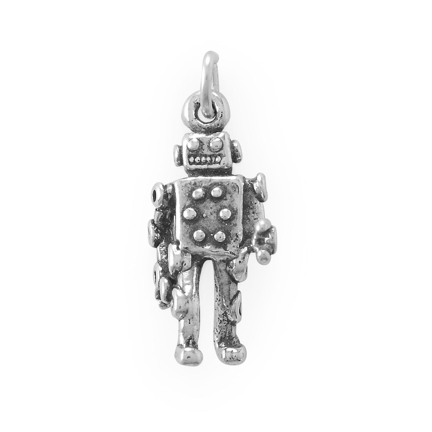 Do The Robot Dance! Robot Charm - Joyeria Lady