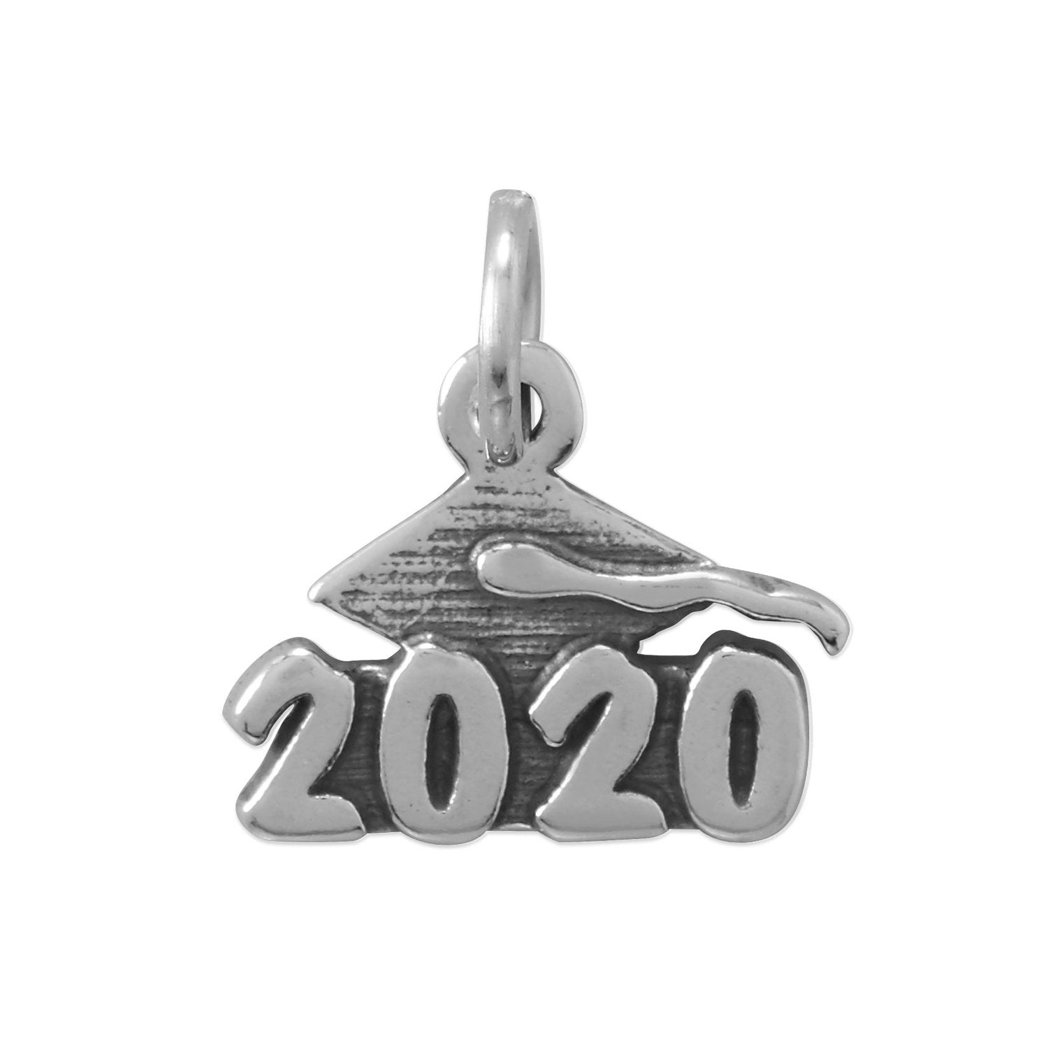 Oxidized "2020" Graduation Charm - Joyeria Lady