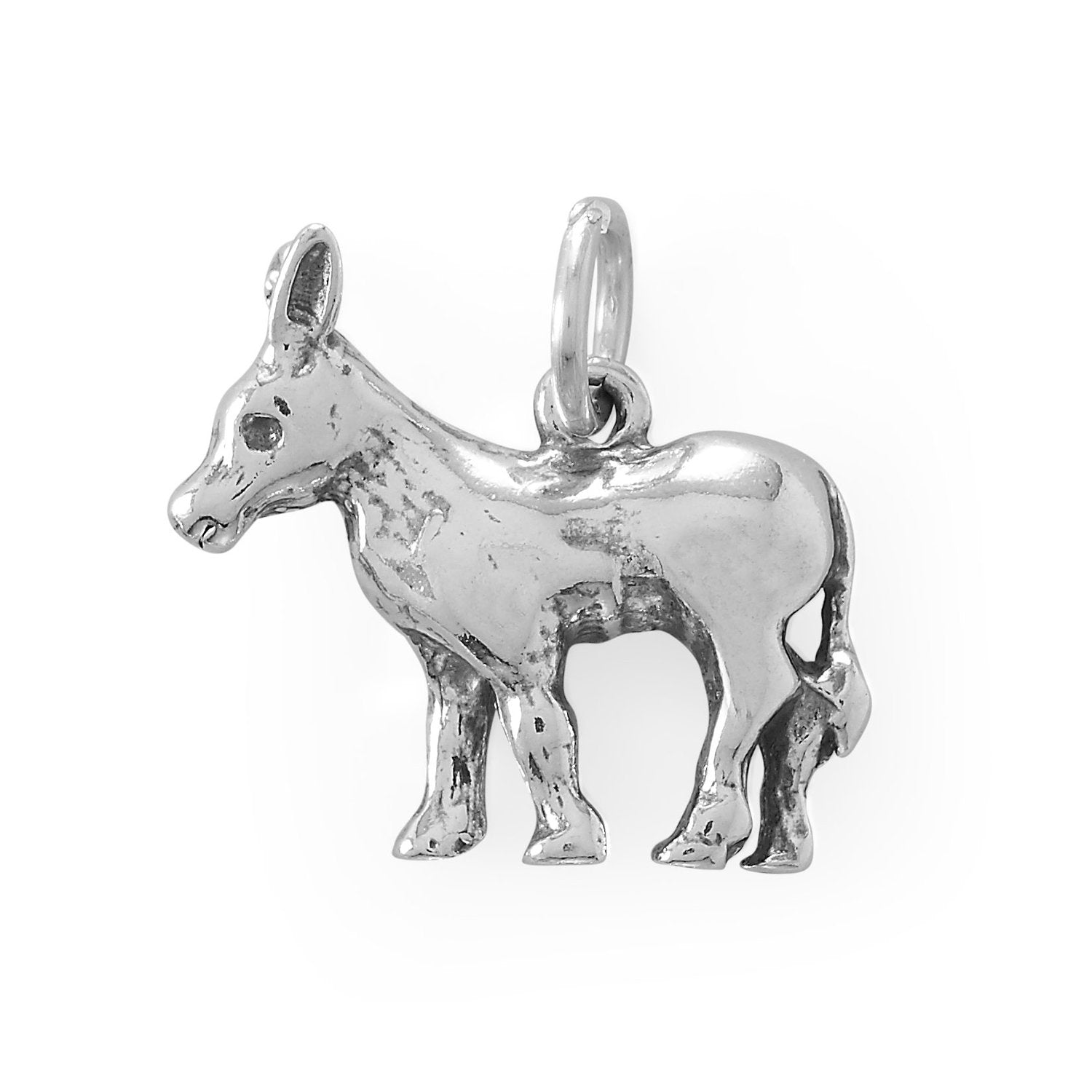Oxidized Donkey Charm - Joyeria Lady