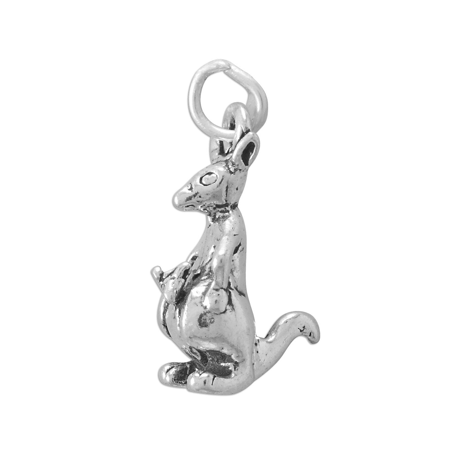 Precious Kangaroo & Joey Charm - Joyeria Lady