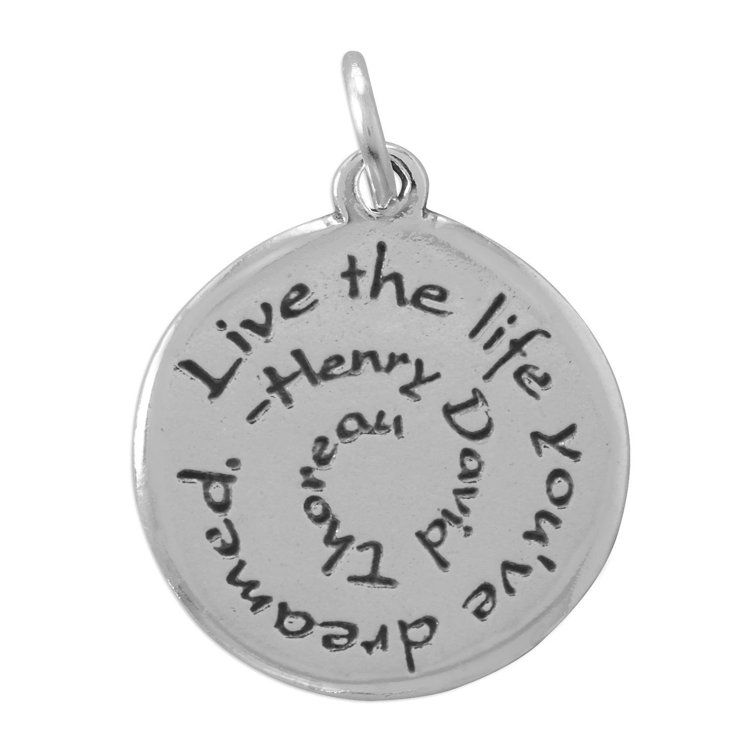 "Live the life you've dreamed" Charm - Joyeria Lady