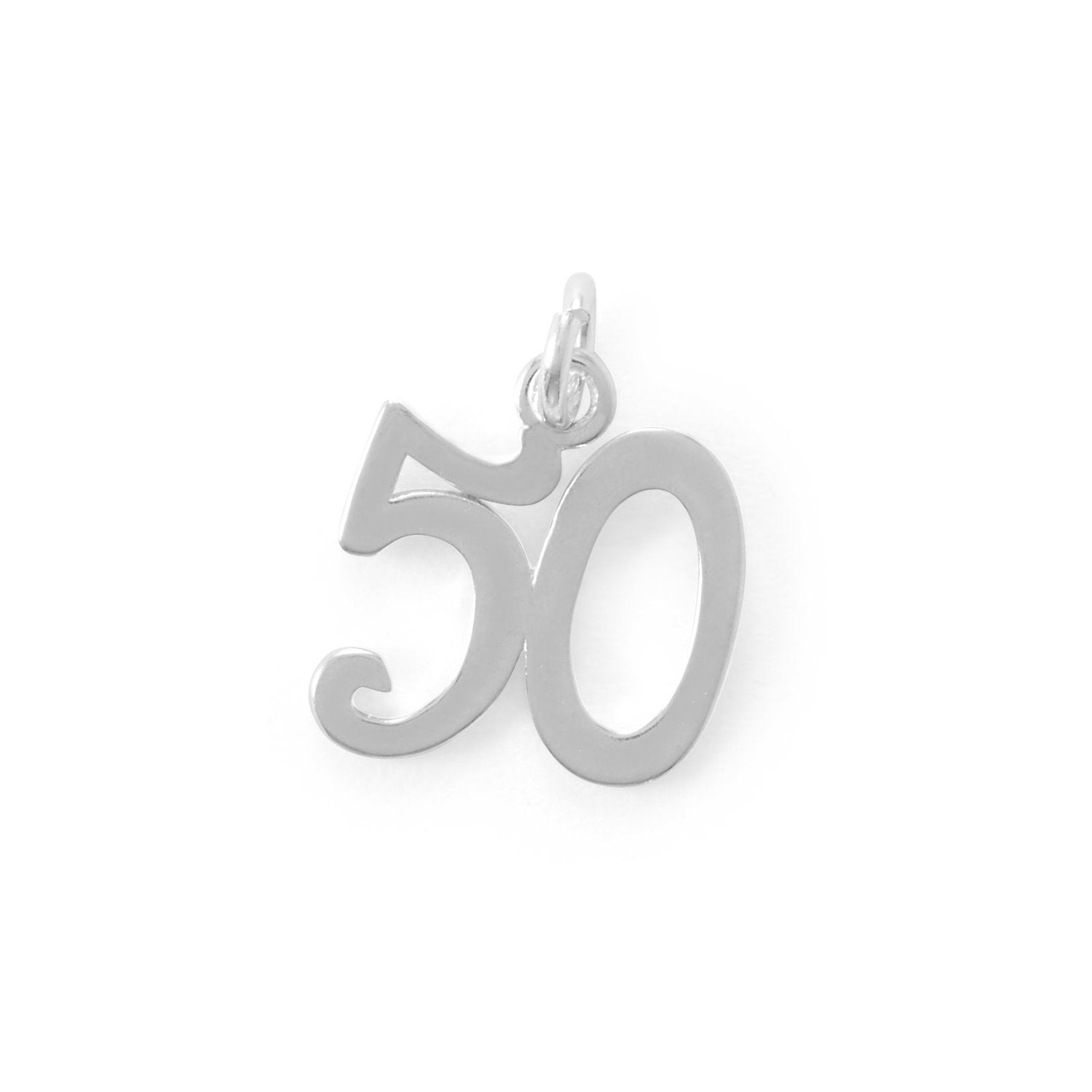 Fifty Rocks! "50" Charm - Joyeria Lady