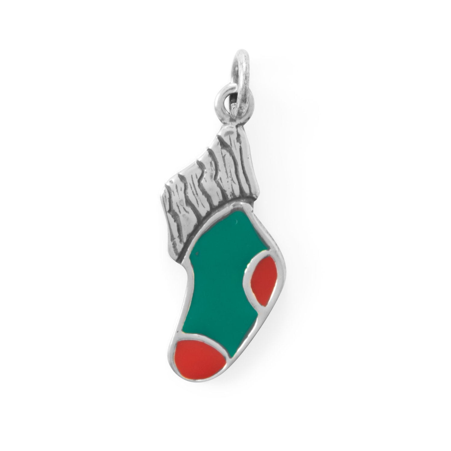 Enamel Stocking Charm - Joyeria Lady