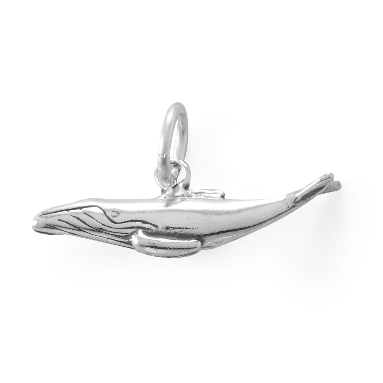Majestic Humpback Whale Charm - Joyeria Lady