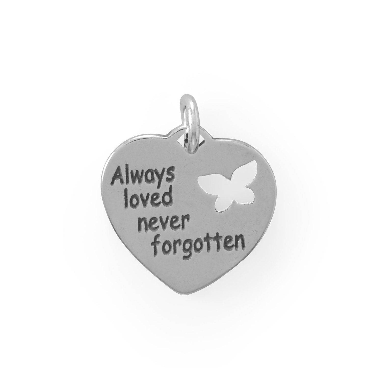"Always loved, never forgotten" Charm - Joyeria Lady